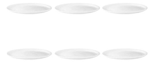 Seltmann Weiden Terra tallerken Ø 27,8 cm 6-pakning Hvit
