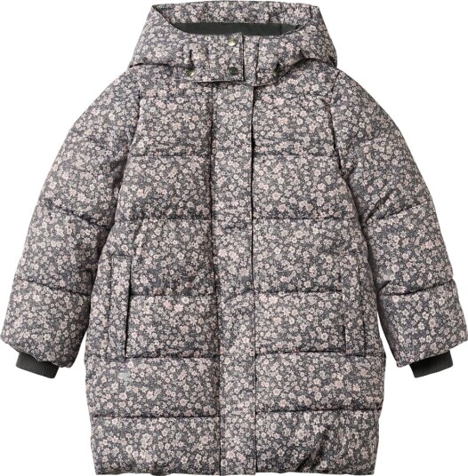 Wheat Polstret Jakke Yrsa Dark Kullgrønne blomster Wheat 10 år (140) Dunjakke Beige Grå Rosa Svart