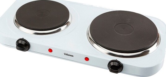 Tristar KP-6245 Dobbel Kokeplate 1500/1000 W 15.5/18.5 cm 2102864 Tristar KP-6245 Dobbel Kokeplate 1500/1000 W 15.5/18.5 cm 2102864