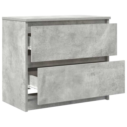 TV benk betonggrå 60x35x54 cm konstruert tre