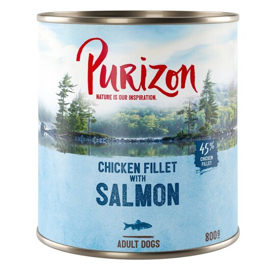 Purizon Adult 12 X 800 G Kornfri Laks Med Spinat & Kokos