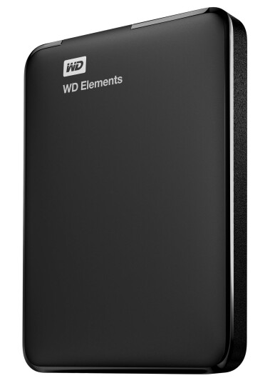 Western Digital 2TB Elements Bærbar Harddisk med USB 3.0 - Svart