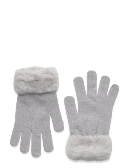 Mango Combined Hair Gloves - Grey - 6-9