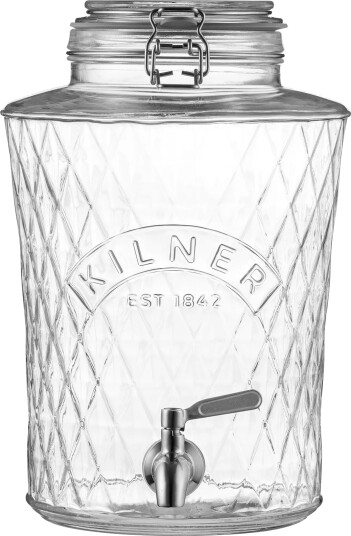 Kilner Kilner DIAMANT drikkedispenser med tappkran Klar 5 L Kilner Kilner DIAMANT drikkedispenser med tappkran Klar 5 L