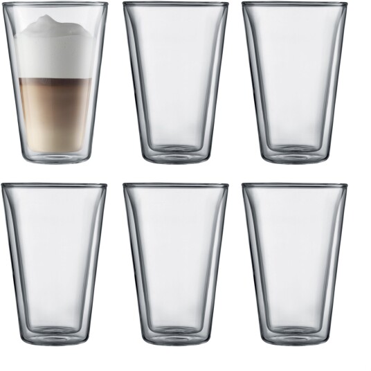 Bodum Canteen Glass med Doble Vegger large 6 stk