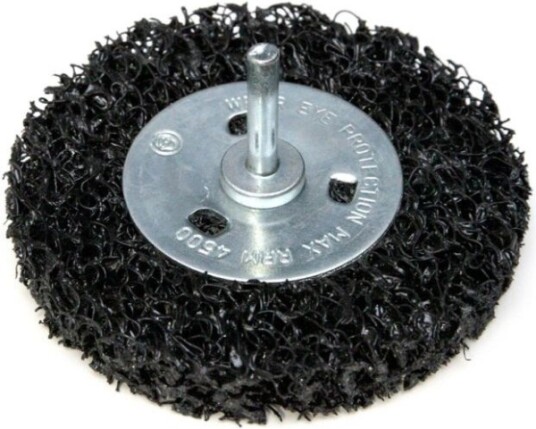 Dedra Slipeskive Non Woven 100mm Med Skaft