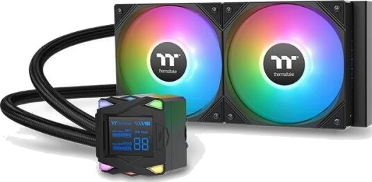 Thermaltake LA240-S ARGB Væskekjølesett med 240mm Radiator og 2 x 120mm Vifter Thermaltake LA240-S ARGB Væskekjølesett med 240mm Radiator og 2 x 120mm Vifter