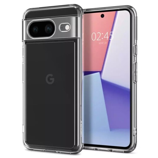 Spigen Google Pixel 8 Spigen Ultra Hybrid Deksel - Gjennomsiktig
