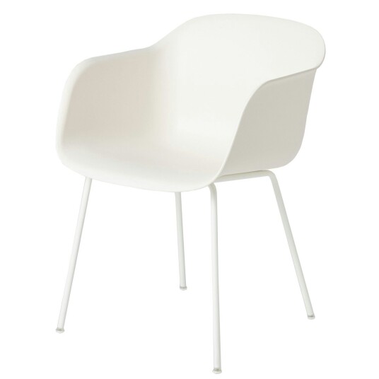 Muuto Fiber Tube Stol Stoler Stål Hvit 58972 gammal Muuto Fiber Tube Stol Stoler Stål Hvit 58972 gammal