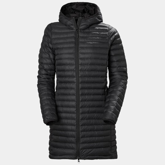 Helly Hansen Dame Sirdal Lang Isolert Jakke Svart Xs SvartXS Helly Hansen Dame Sirdal Lang Isolert Jakke Svart Xs SvartXS