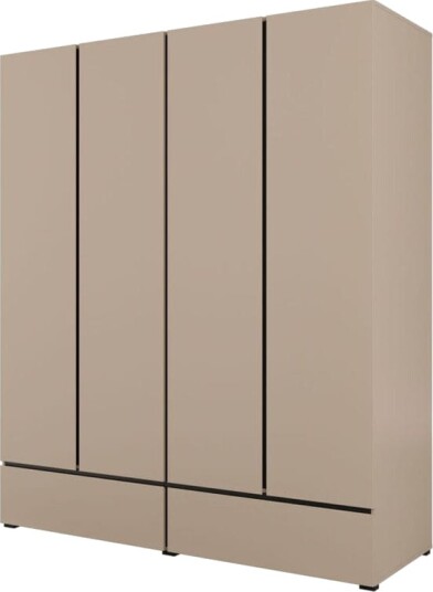 Garderobe Cross S 4 Dører med 2 Skuffer - Kongo