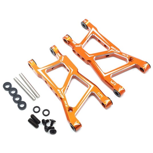 Yeah Racing Aluminum Rear Lower Arm Set For HPI RS4 Sport3 Orang