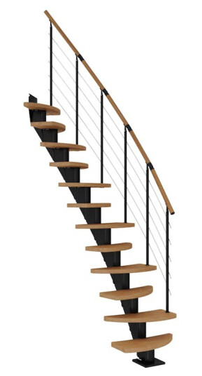 Plassbesparende Trapp Dolle Berlin Eik Oljet Shape6