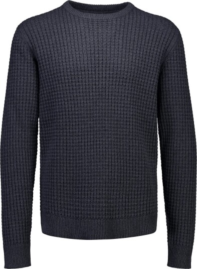 Lindbergh Structure O Neck Knit Grey XXL