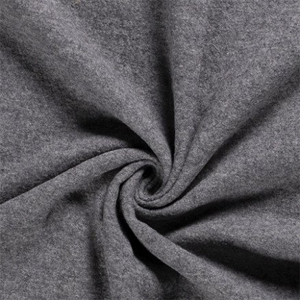 Balsløw Ull Boucle stoff 140cm 61 Grå 50 cm