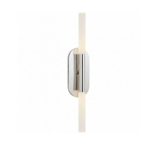 Rousseau Medium Vanity Sconce Polished Nickel Rousseau Medium Vanity Sconce Polished Nickel