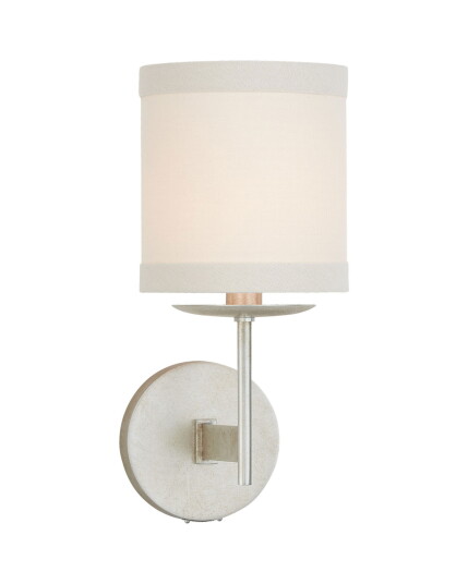 Visual Comfort Walker Sconce Burnished Silver Leaf S