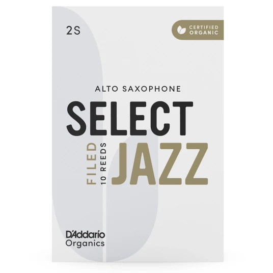 D'Addario Woodwinds Orsf10asx2s 10-Pk 2s Org. Select Jazz Filed Alt-Sax