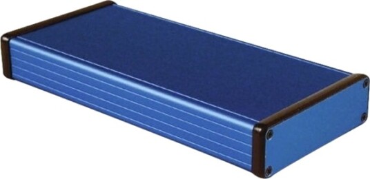 Hammond Electronics 1455L2201BU 220 × 103 × 30,5 mm Aluminium Blå Kabinett