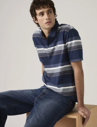 Levi"s® Authentic Polo Kurtley Stripe   Multi/patterned   M