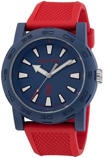 Nautica Herreklokke NAPATF204 N83 Blå/Gummi Ø44 mm