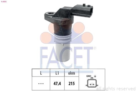 FACET 9.0835 Impulsgiver, veivaksel