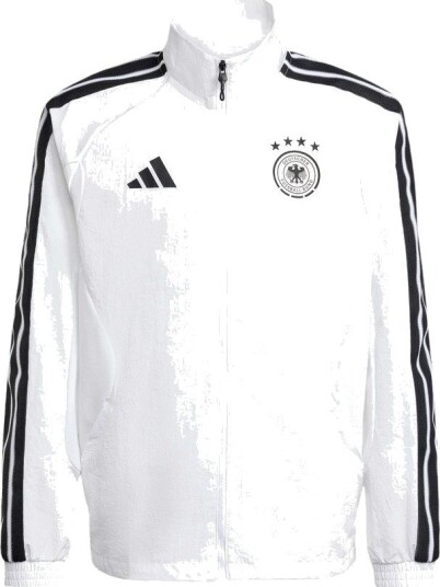 Tyskland Jakke Anthem Hvit Barn adidas størrelse 140 cm Tyskland Jakke Anthem Hvit Barn adidas størrelse 140 cm