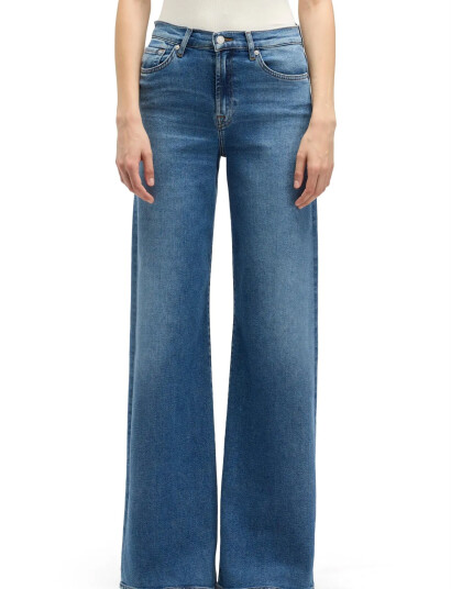 7 For All Mankind Lotta Oceanstone - Blue - 25 x 34