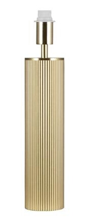 Globen Lighting Messing Rib 8 Bordlampe Base Børstet Globen Lighting Messing Rib 8 Bordlampe Base Børstet