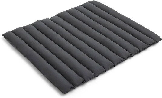 Hay - Soft Quilted Cushion For Palissade Dining Bench - Anthracite - Utendørs Puter Og Dyner - Ronan & Erwan Bouroullec - Svart