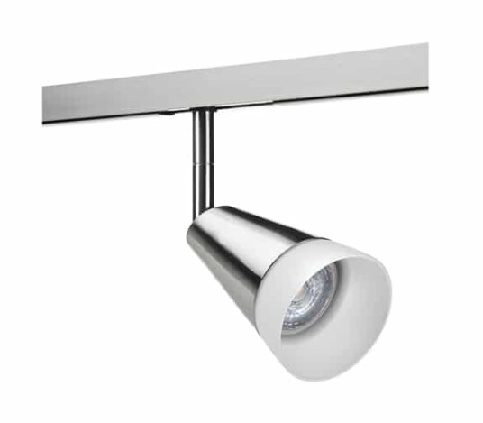 Zip 230V Børstet Stål Glass Spot 6W 2700K Dimbar Zip 230V Børstet Stål Glass Spot 6W 2700K Dimbar