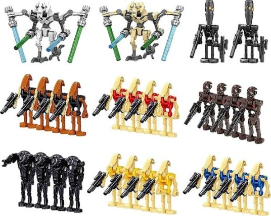 28-Pakning Star Wars Minifigurer med Våpen Byggeklosser Actionfigurer Leketøy for Barn