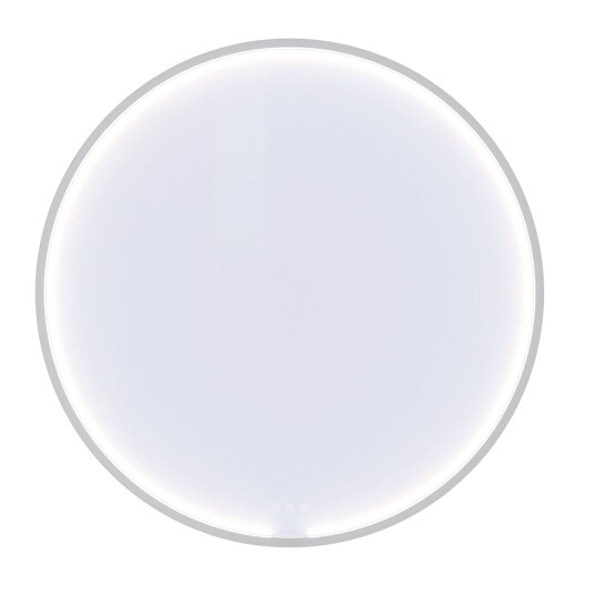 Dansani Moon Rundt Rammespeil LED lys -Ø75/90cm Hvit Matt / 90cm