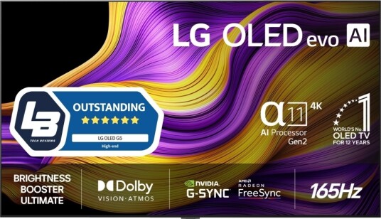 LG OLED77G5 77" 4K OLED evo Smart TV med α11 AI-prosessor