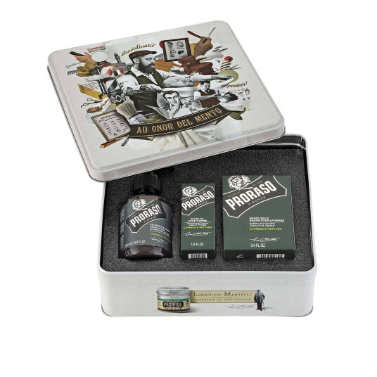 Proraso Beard Kit Sypress og Vetiver Proraso Beard Kit Sypress og Vetiver