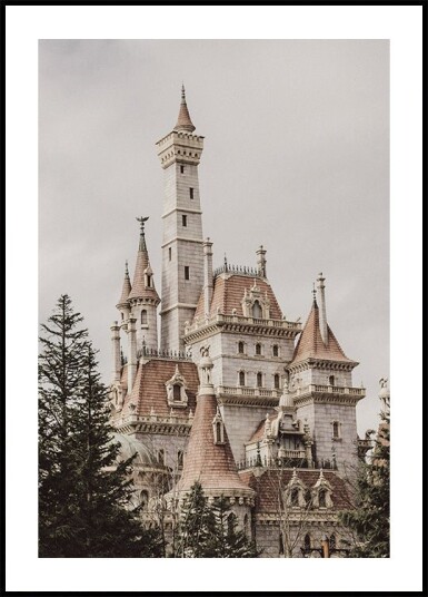 Fairytale Castle Plakat Plakat / 30x40cm