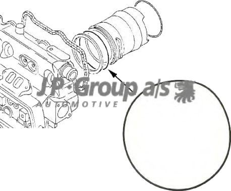 JP GROUP 1111000200 Tetning, sylinderhylse