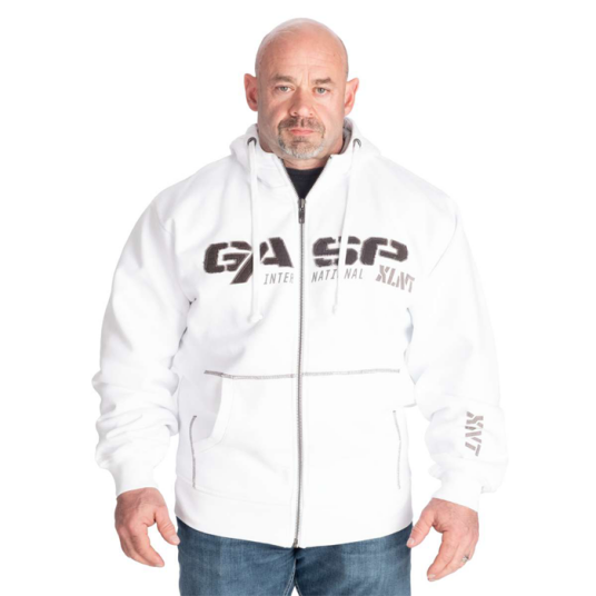 Gasp 1.2 lbs Hettegenser Hvit Vit Large