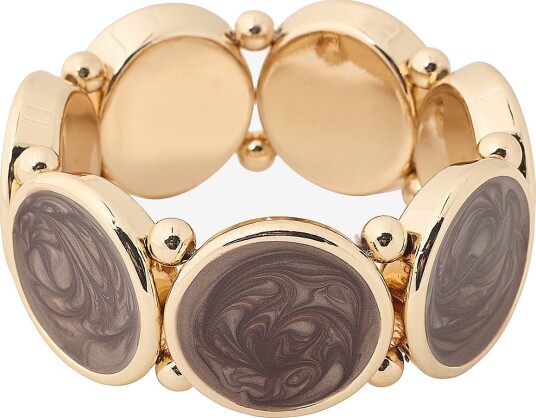BOW19 Details   Armbånd Ava Pearl Elastic Bracelet   Brun