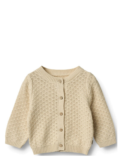 Wheat Knit Cardigan Magnella Cream 80 Wheat Knit Cardigan Magnella Cream 80