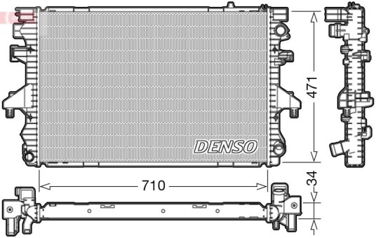 Radiator DENSO DRM32040 Radiator DENSO DRM32040