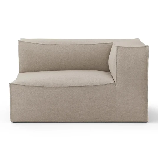 Ferm Living Catena Sofa Armrest Right L401   Cotton Linen   Natural