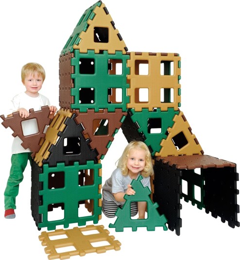 Polydron XL Natur 36 deler
