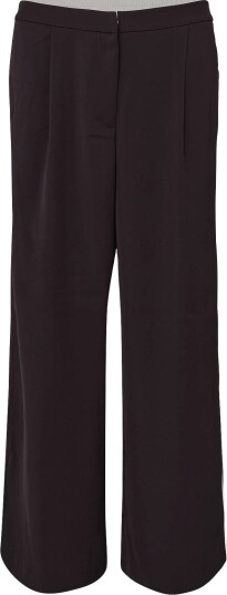 French Connection Vinnie Suting Side Piping Wide Leg Trouser Brown 40 French Connection Vinnie Suting Side Piping Wide Leg Trouser Brown 40
