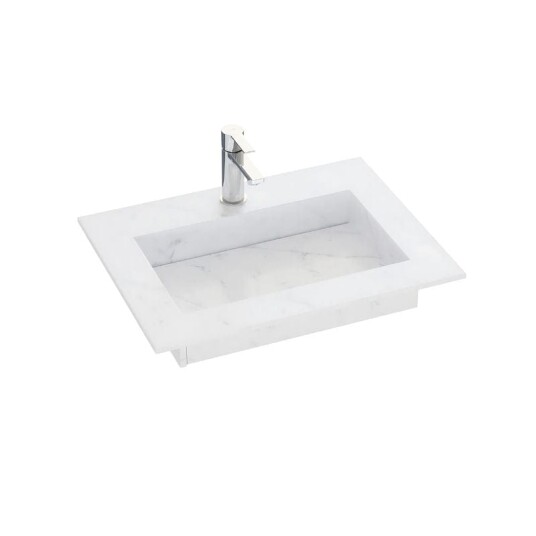 Dansani Inzo Angular Silestone B60-165xh1,20xd45,50cm Eternal Statuario 60cm