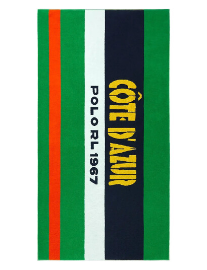 Ralph Lauren Home Bargo Beach Towel - Green - 90X170CM