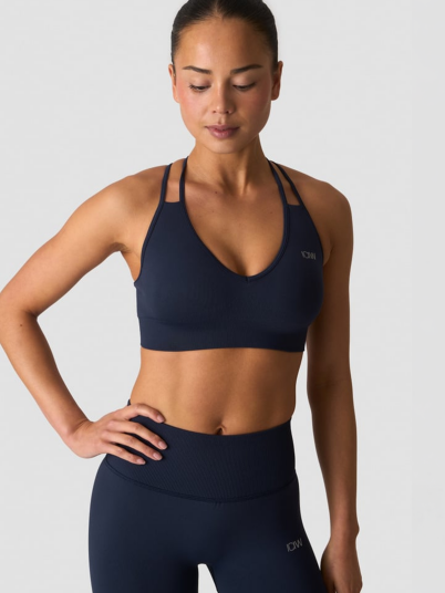ICIW Define Seamless V Neck Sports Bra Blå XS ICIW Define Seamless V Neck Sports Bra Blå XS