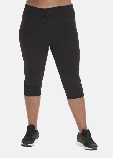 Q-Collection Maia W 3/4 Pants Black 52 Lange Tights Q-Collection Maia W 3/4 Pants Black 52 Lange Tights