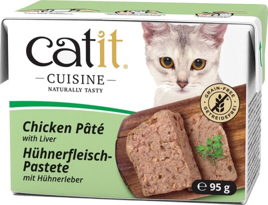 Catit Våtfôr Cuisine Pâté Med Lever Kylling 24 X 95 G