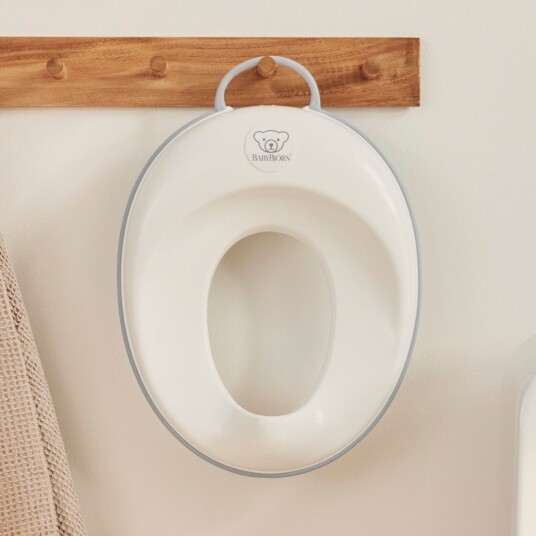 Babybjörn Toilet Training Seat Toalettsete Barn Hvit/grå